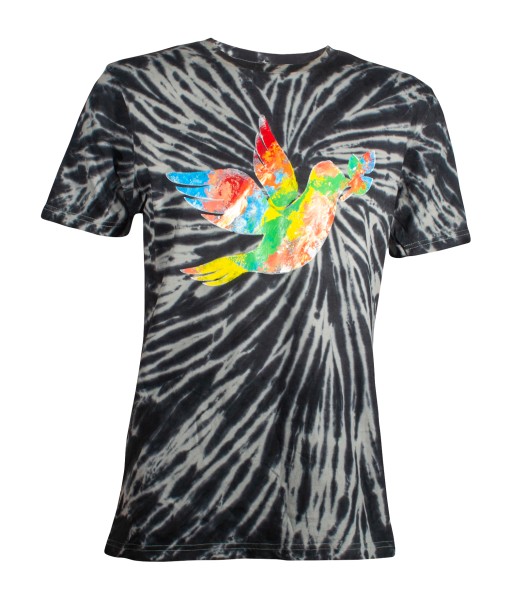 Vorderansicht für Batik T-Shirt "Peace Dove" von himmelskoerper